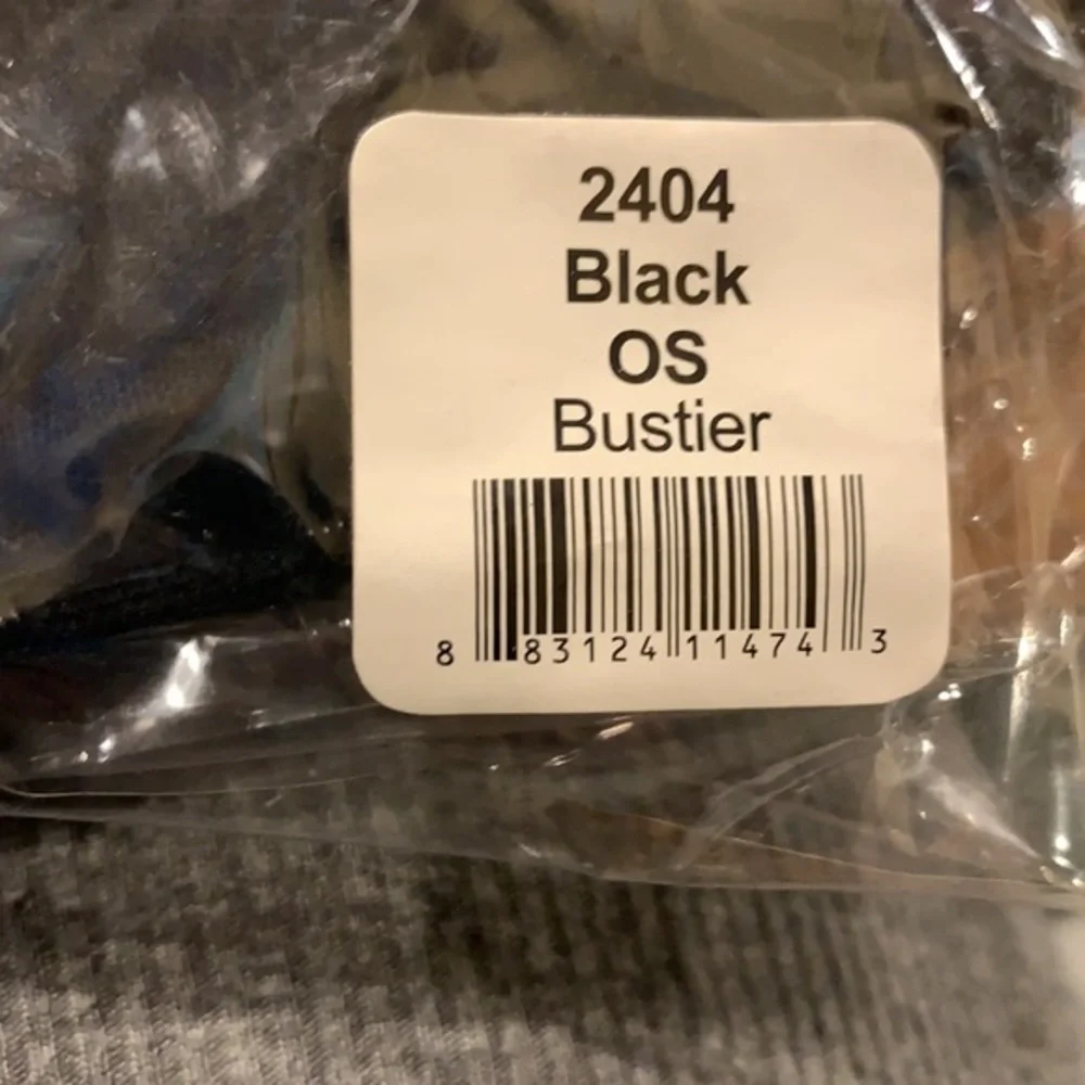 NWT Black Mesh Bustier